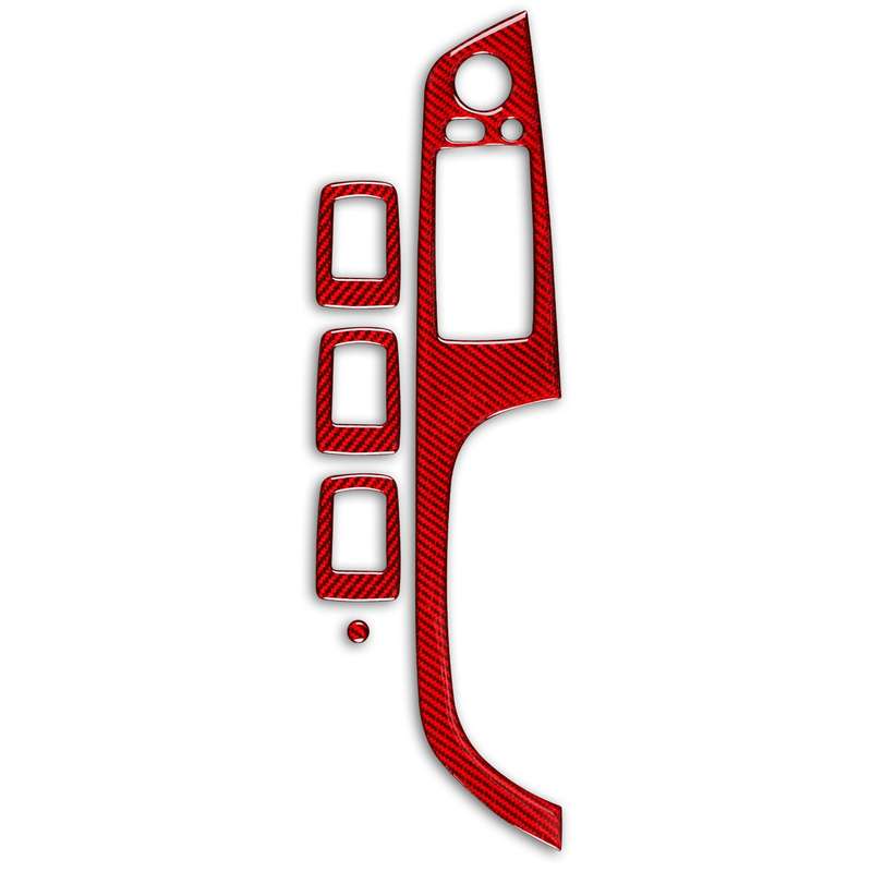 5 PCS Set for BMW 3 Series E90 Carbon Fiber Car Right Driving Lifting Panel Decorative Sticker with