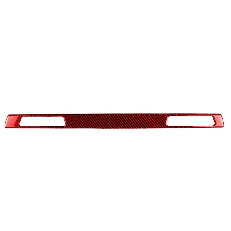For BMW 3 Series E90 CarBon Fiber Car Water Cup Strip Decorative Sticker,Right Drive (Red)