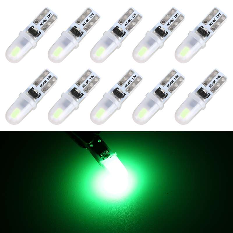 10 in 1 T5 Car Instrument Panel LED Decorative Light (Blue Light)