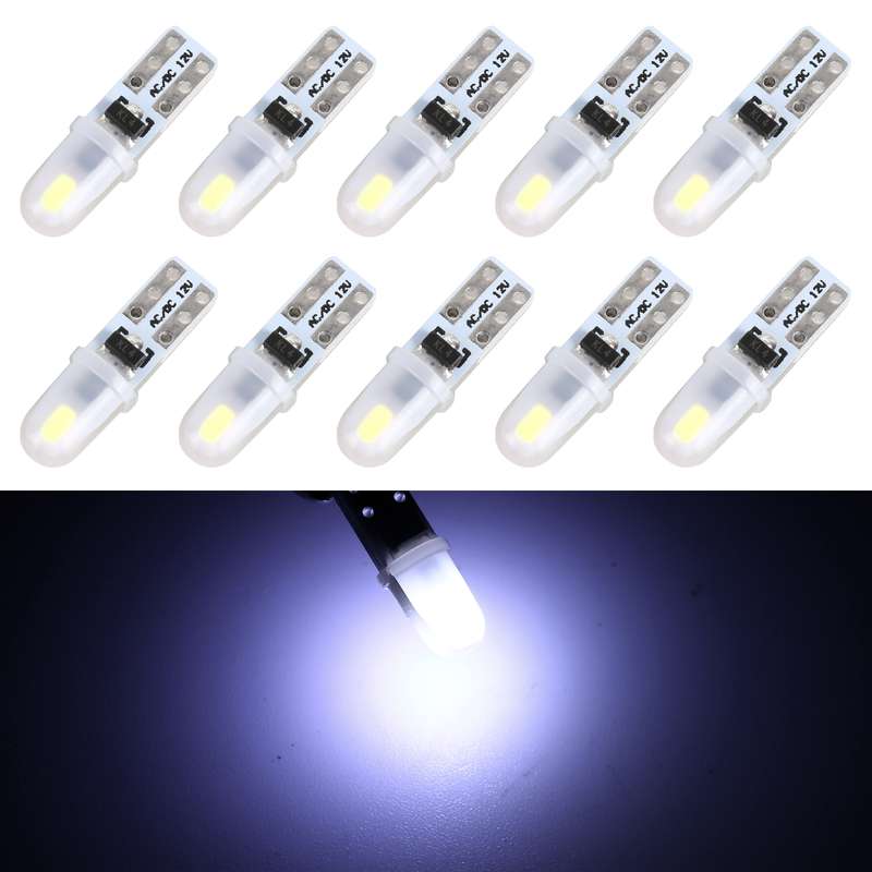 10 in 1 T5 Car Instrument Panel LED Decorative Light (Blue Light)