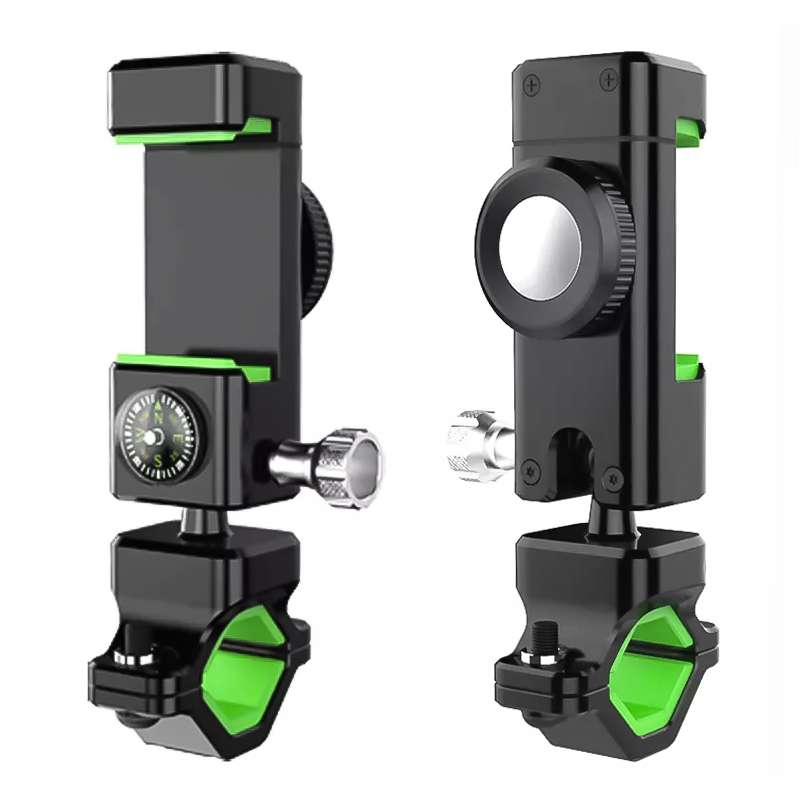 Bicycle / Motorcycle Anti-theft Anti-take Off Mobile Phone Holder without Light (Black)