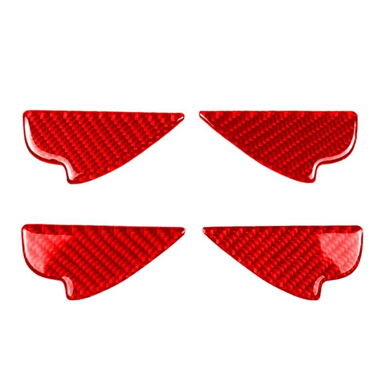 Car Carbon Fiber Inside Door Bowl Decorative Sticker for Mazda CX-5 2013-2018, Left and Right Drive(