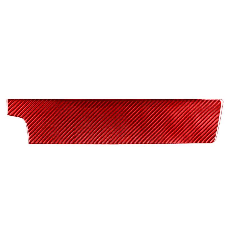 Car Carbon Fiber Passenger Center Control Panel Decorative Sticker for Toyota RAV4 2006-2013, Left D