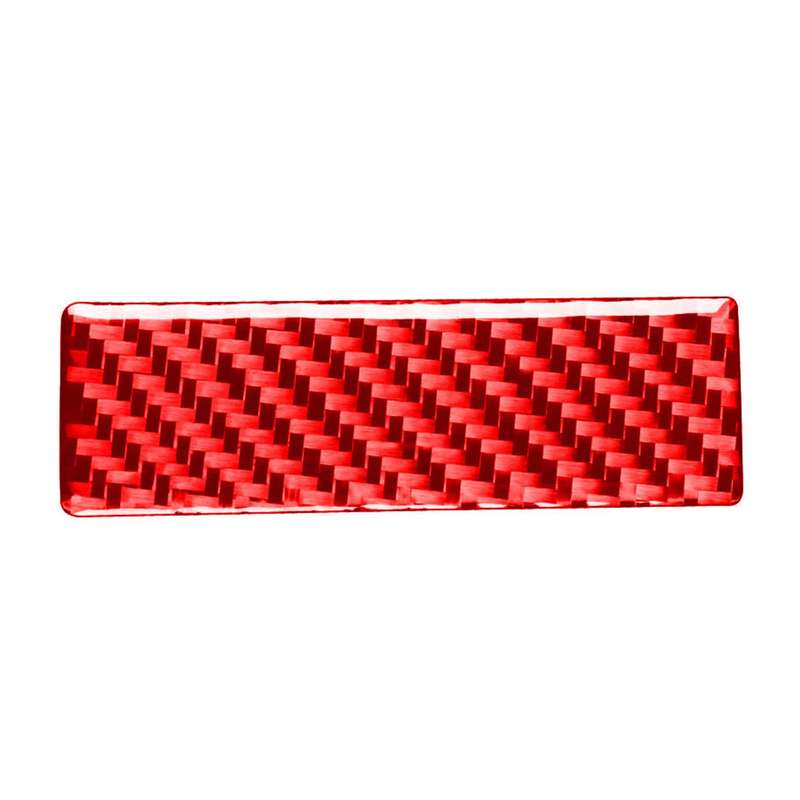 Car Carbon Fiber Headlight Switch Gasket Decorative Sticker for Toyota RAV4 2006-2013, Left and Righ