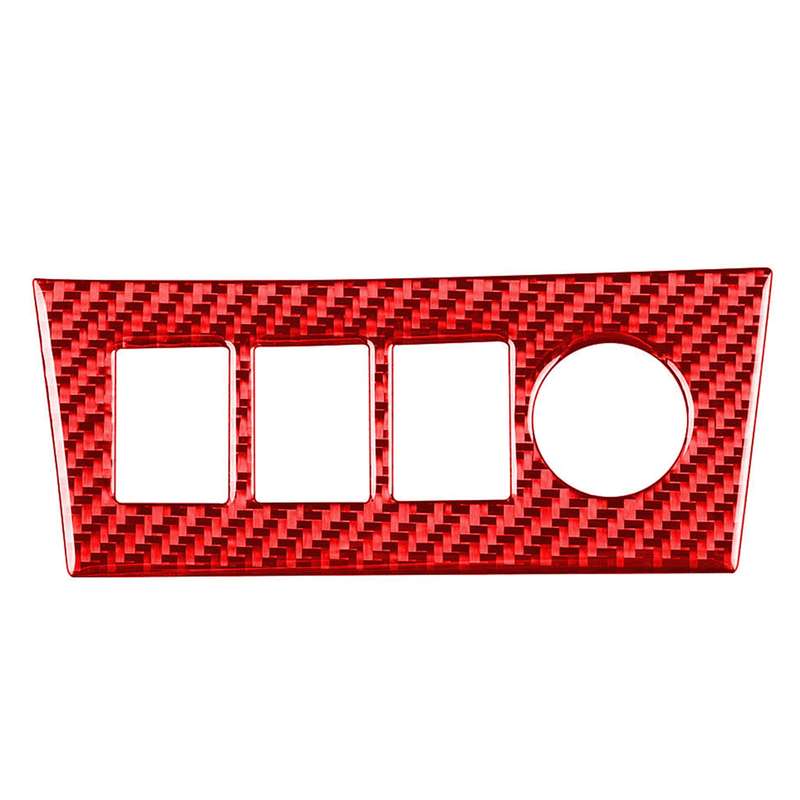Car Carbon Fiber Cigarette Lighting Panel Decorative Sticker for Toyota RAV4 2006-2013, Left and Rig