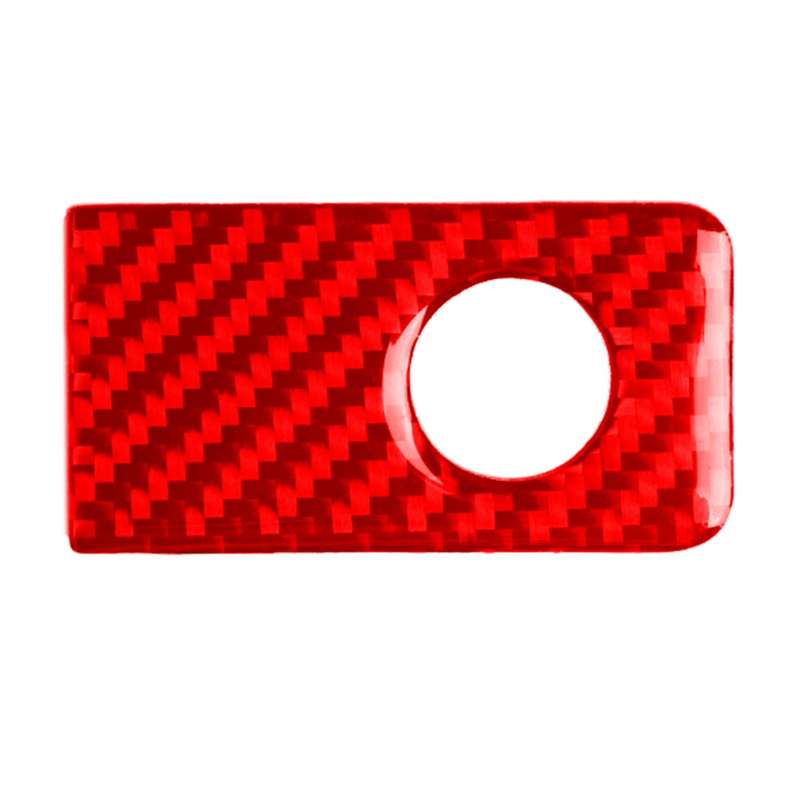 Car Carbon Fiber Front Passenger Seat Handle Box Decorative Sticker for Infiniti Q50 2014-2020, Righ
