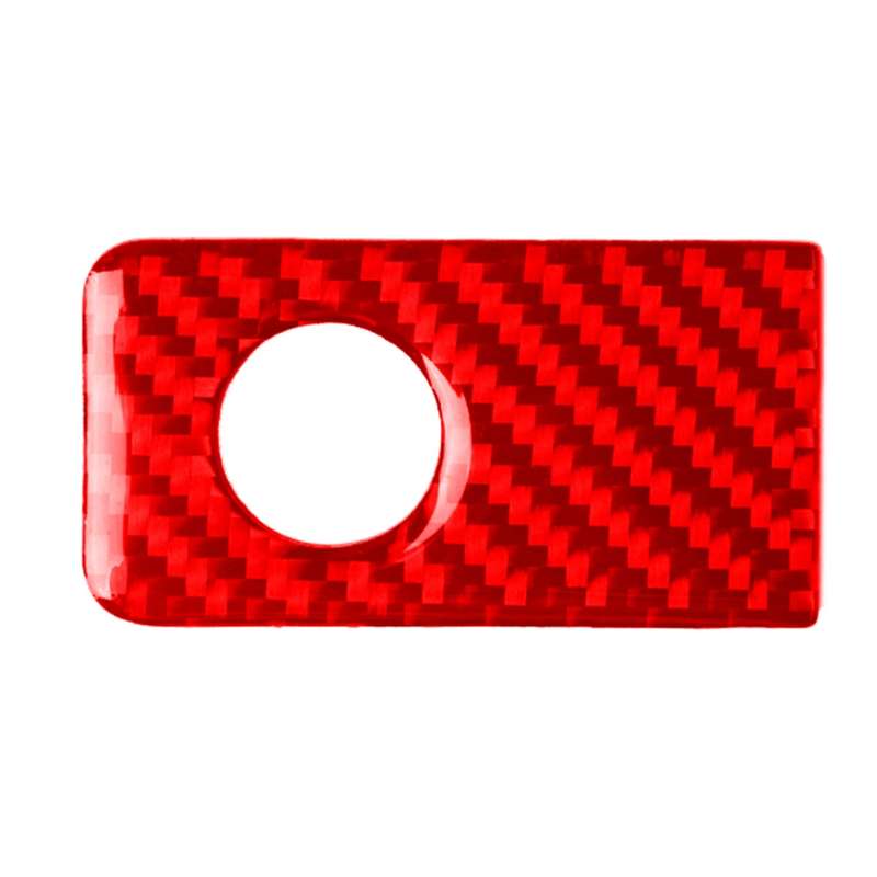 Car Carbon Fiber Front Passenger Seat Handle Box Decorative Sticker for Infiniti Q50 2014-2020, Left