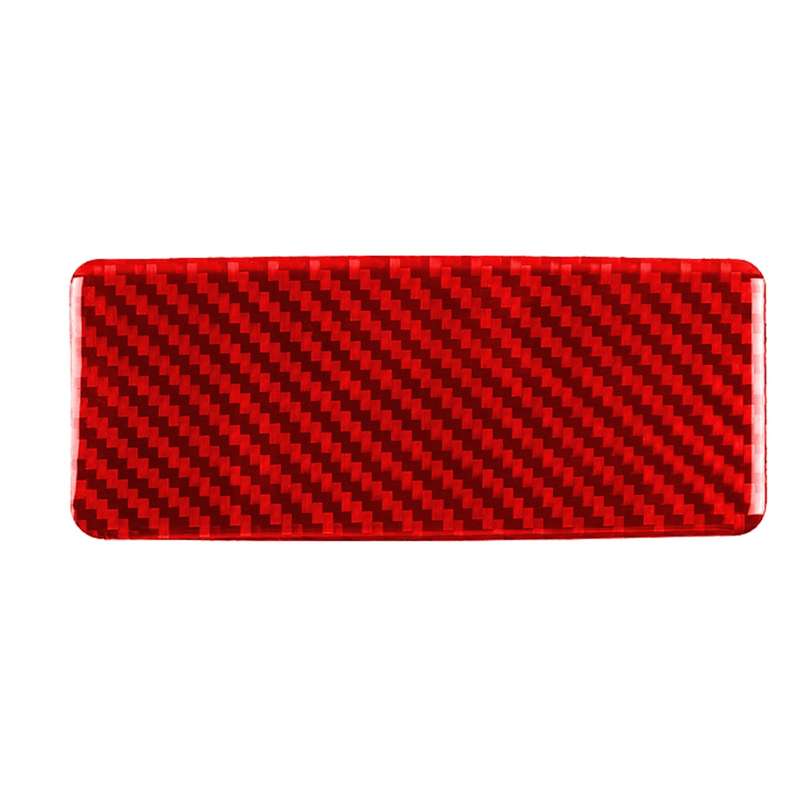 Car Carbon Fiber Rear Ashtray Panel Decorative Sticker for Infiniti Q50 2014-2020, Left and Right Dr