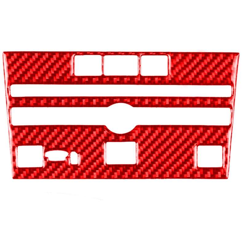 Car Carbon Fiber A Style CD Console Panel Decorative Sticker for Infiniti Q50 2014-2020, Left Drive(