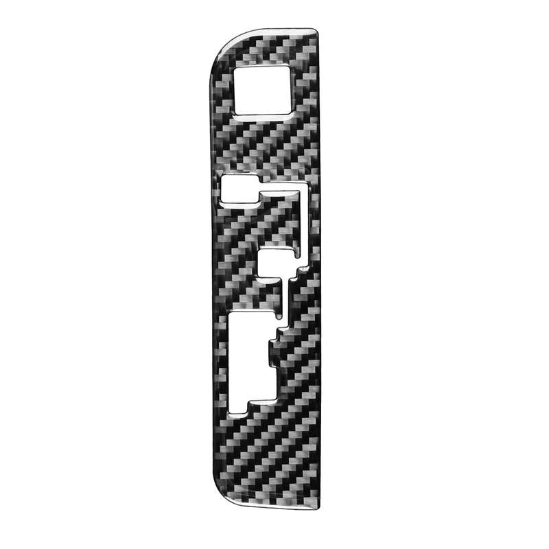 Car Carbon Fiber Gear Indicator Decorative Sticker for Toyota Highlander 2014-2019, Left Drive