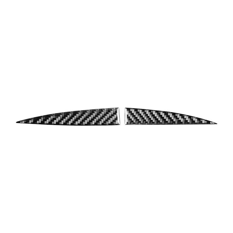 Car Carbon Fiber Central Control Small Display Decorative Sticker for Toyota Highlander 2014-2019, L