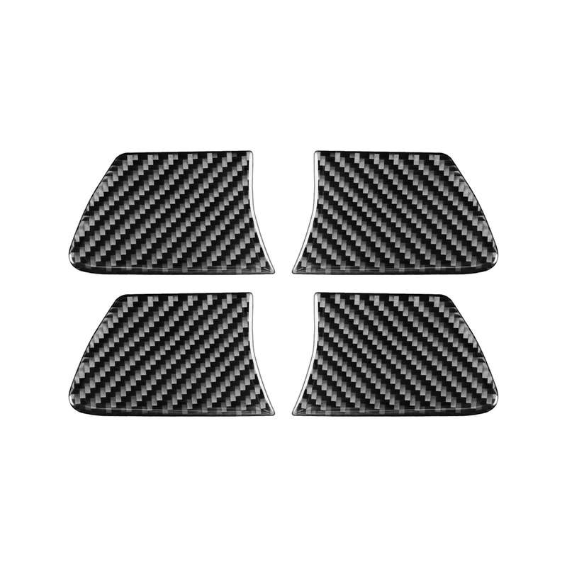 Car Carbon Fiber Inside Door Bowl Decorative Sticker for Toyota Highlander 2014-2019, Left Drive