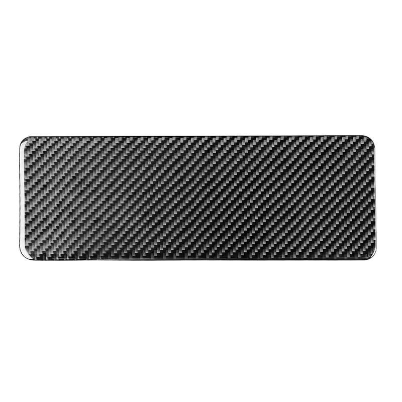 Car Carbon Fiber Steering Wheel Lower Panel Decorative Sticker for Toyota Highlander 2014-2019, Left