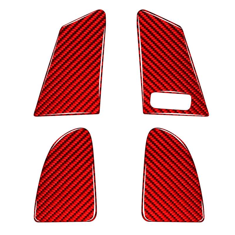 Car Window Lift Button A Decorative Sticker for Volvo V60 2010-2017, Right Drive (Red)