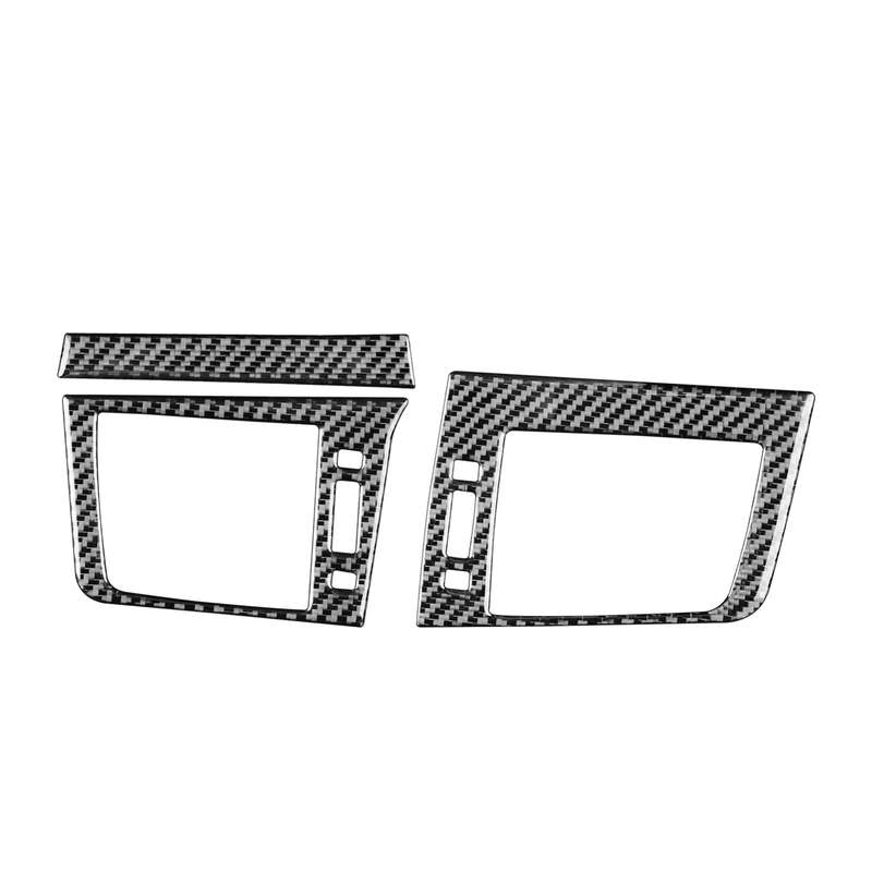 Car Carbon Fiber Left and Right Air Outlet Decorative Sticker for Lexus CT 2011-2017, Right Drive