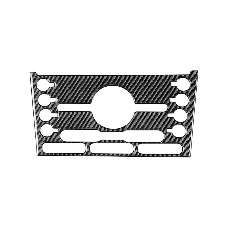 Car Carbon Fiber Air Conditioning Panel Decorative Sticker for Ford Explorer 2016-2019, Left Drive