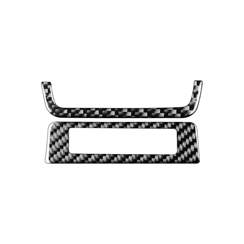 Car Carbon Fiber Headlight Frame Decorative Sticker for Mazda 3 Axela 2020, Right Drive