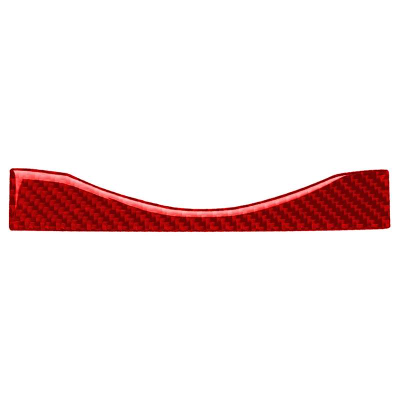 Car Carbon Fiber Multimedia Navigation Button Decorative Strip for Nissan 370Z / Z34 2009-, Left and