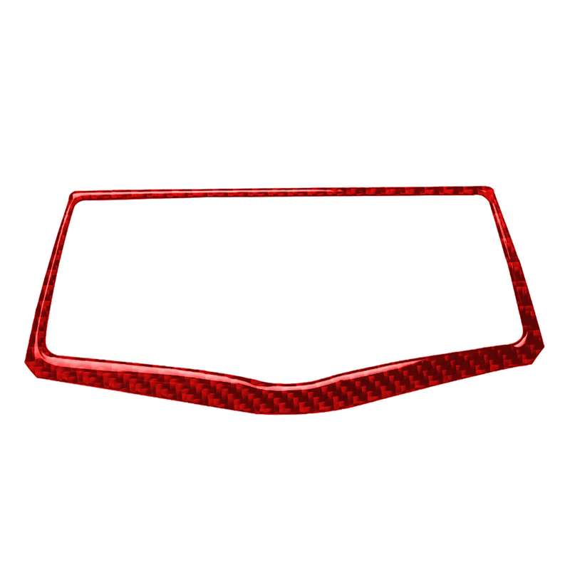 Car Carbon Fiber Multimedia Navigation Button Panel Decorative Sticker for Nissan 370Z / Z34 2009-,