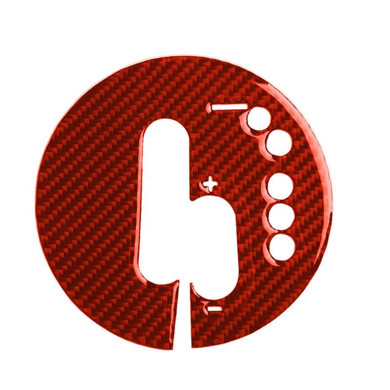Car Carbon Fiber Automatic Transmission Panel Decorative Sticker for Nissan 370Z / Z34 2009-, Right