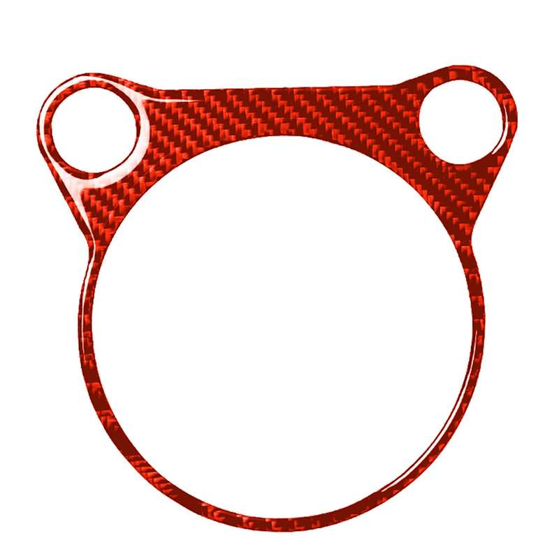 Car Carbon Fiber Automatic Gear Panel Decorative Sticker for Nissan 370Z / Z34 2009-, Left and Right