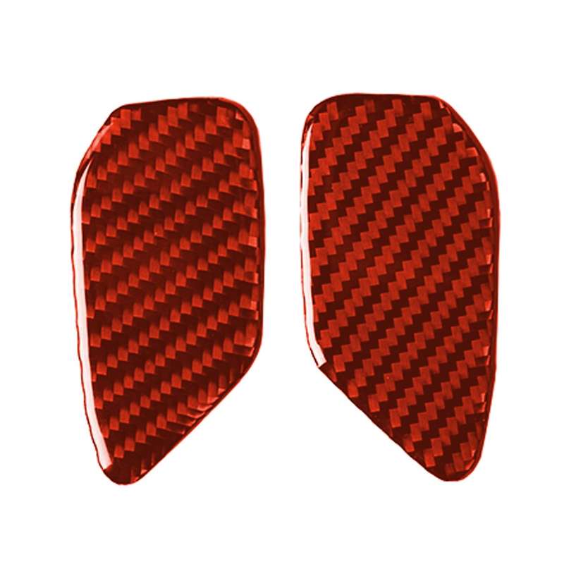Car Carbon Fiber Inside Door Bowl Decorative Sticker for Chevrolet Camaro 2017-2019, Left and Right