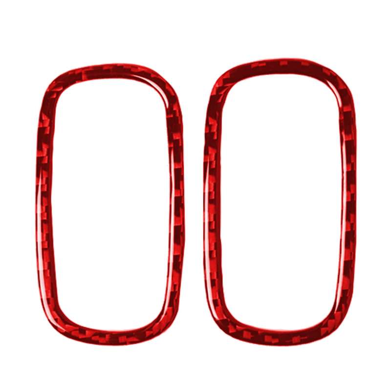 Car Carbon Fiber Air Outlet Frame Decorative Sticker for BMW Mini F60, Left and Right Drive Universa