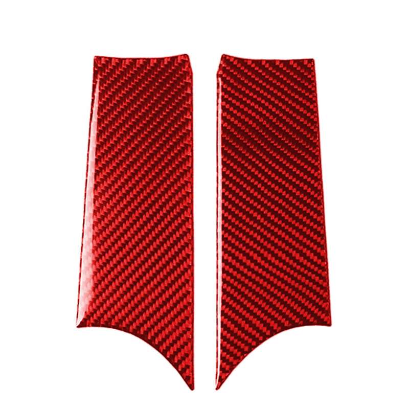 Car Carbon Fiber Door Handle Cover Decorative Sticker for BMW Mini F56, Left and Right Drive Univers