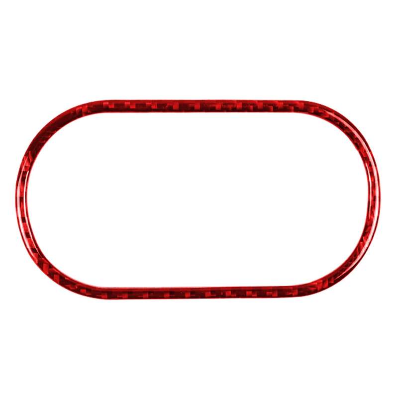 Car Carbon Fiber Headlight Switch Panel Decorative Sticker for Porsche Macan 2014-2021, Left and Rig