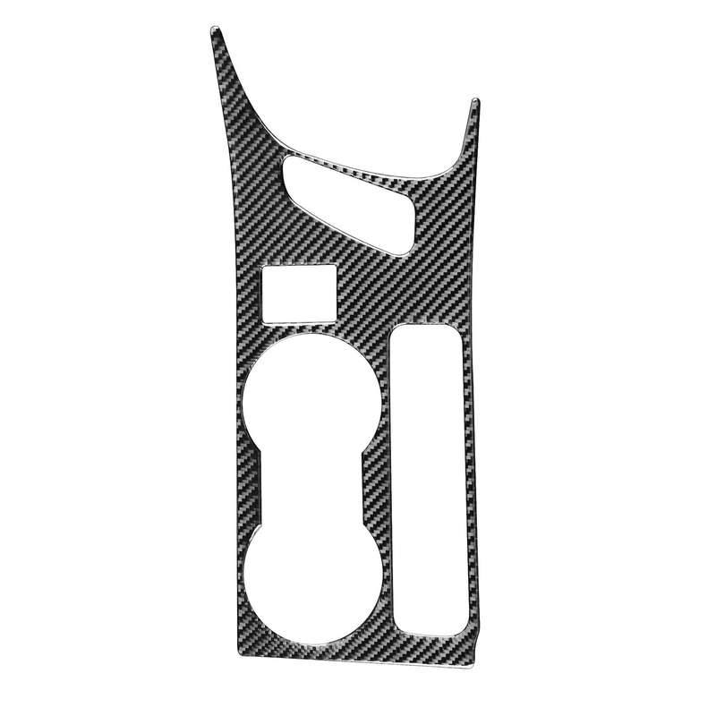 Car Carbon Fiber Rear Water Cup Holder Panel B Decorative Sticker for Toyota Corolla / Levin 2014-20
