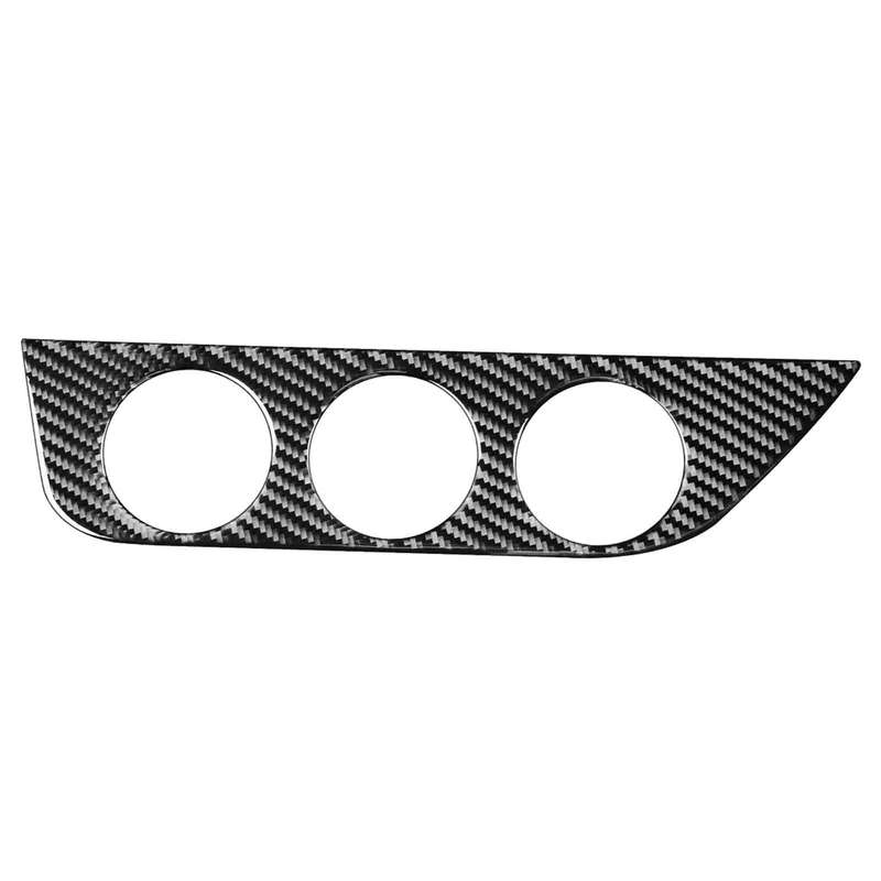 Car Carbon Fiber Air Conditioning Switch Panel Decorative Sticker for Toyota Corolla / Levin 2014-20