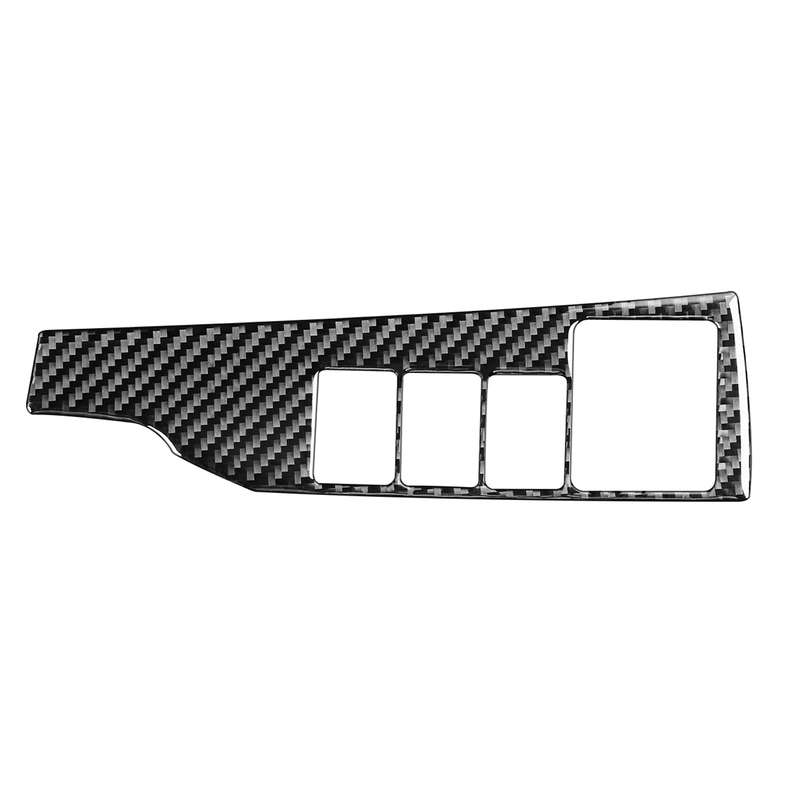 Car Carbon Fiber Headlight Switch Decorative Sticker for Toyota Corolla / Levin 2014-2018, Right Dri