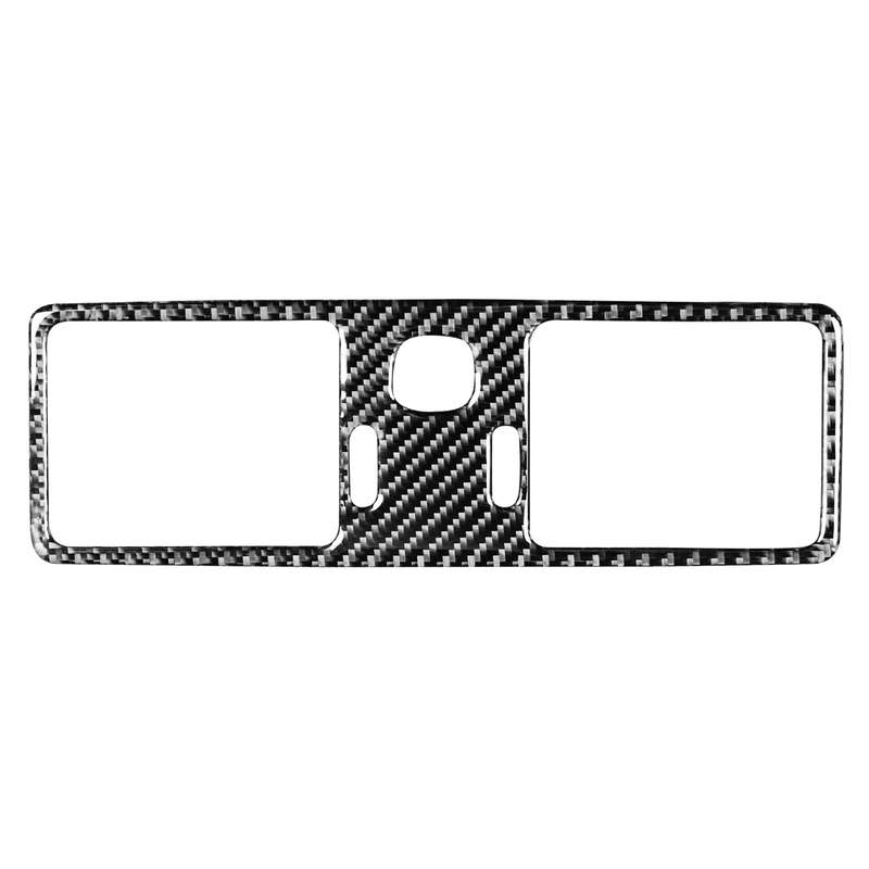 Car Carbon Fiber Central Air Outlet Decorative Sticker for Volvo XC90 2003-2014, Left and Right Driv