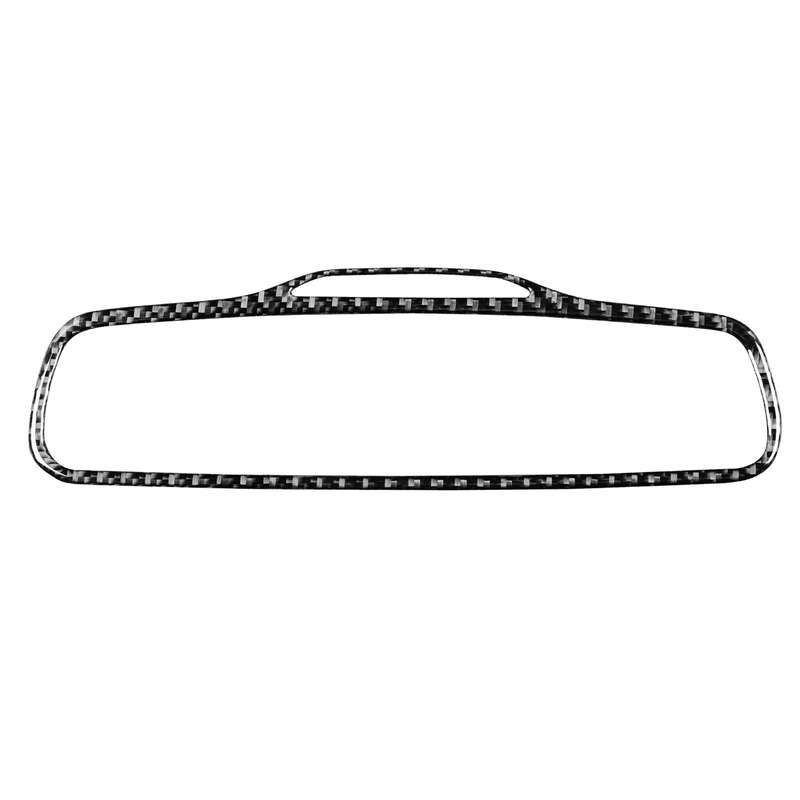 Car Carbon Fiber Rearview Mirror Decorative Sticker for Volvo XC90 2003-2014, Left and Right Drive U