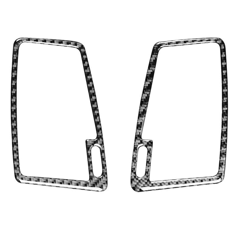 Car Carbon Fiber Two Sides Air Outlet Decorative Sticker for Volvo XC90 2003-2014, Left and Right Dr