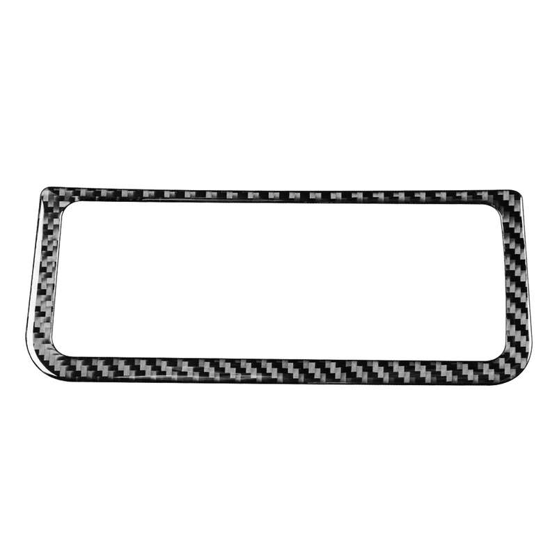 Car Carbon Fiber Rear Air Conditioning Frame Sticker for Audi A6L / A7 2019-, Left and Right Drive U