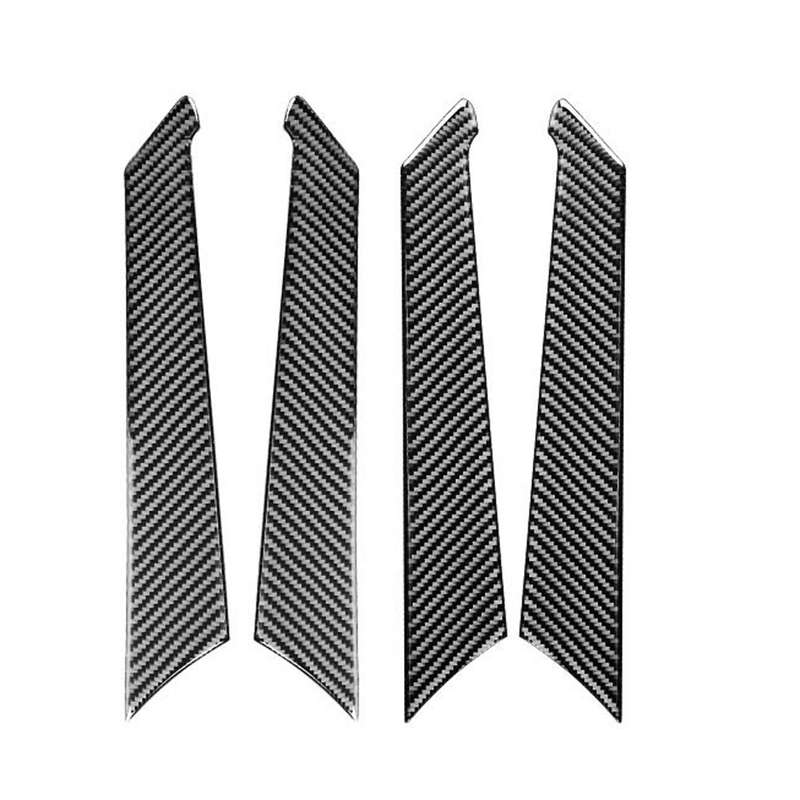 Car Carbon Fiber Door Panel Decorative Sticker for Audi A6L / A7 2019-, Left and Right Drive Univers