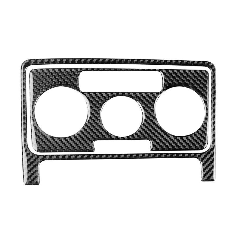 Car Carbon Fiber Air Conditioning CD Panel Decorative Sticker for Volkswagen Beetle 2012-2019, Left