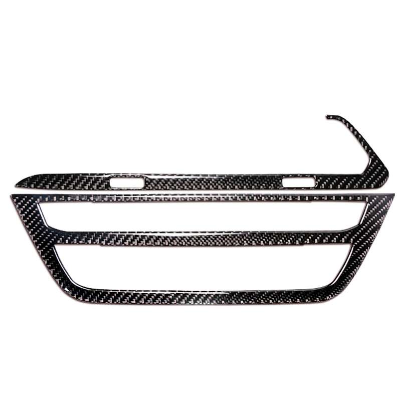2 in 1 Car Carbon Fiber Air Conditioner CD Control Panel M Performance Decorative Sticker for BMW G0