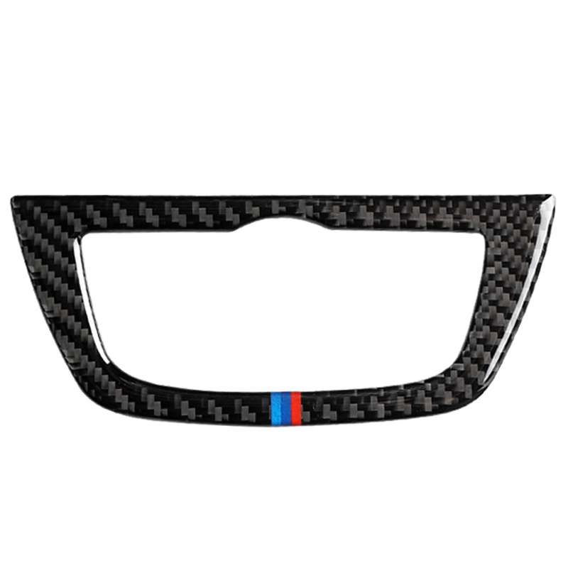 Car Carbon Fiber Headlight Switch 3-color Decorative Sticker for BMW G01 X3 2018-2020 / G02 X4 2019-