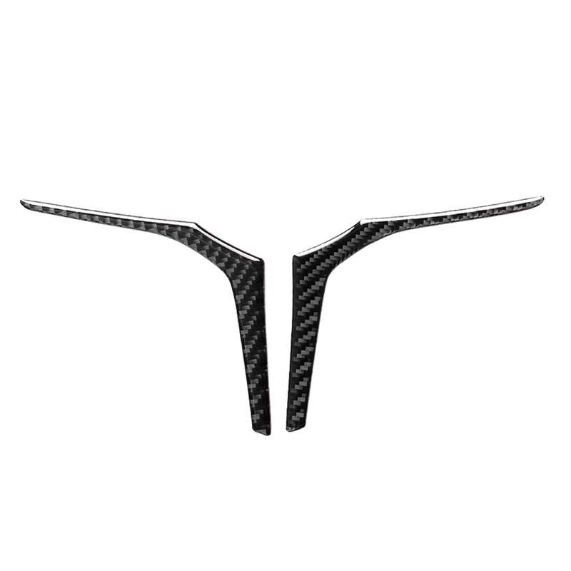 2 in 1 Car Carbon Fiber Steering Wheel Below Decorative Sticker for BMW G01 X3 2018-2020 / G02 X4 20