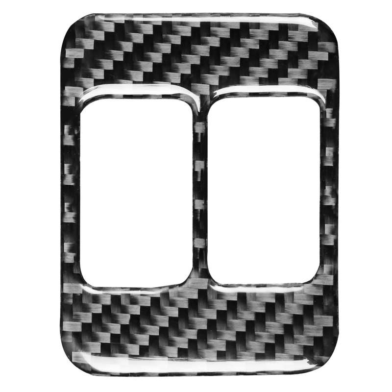 Car Carbon Fiber Seat Heating Button A Decorative Sticker for Subaru BRZ / Toyota 86 2017-2019, Left