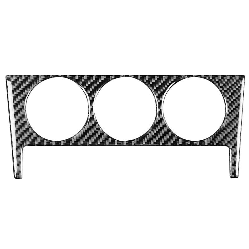 Car Carbon Fiber Air Conditioning Button A Decorative Sticker for Subaru BRZ / Toyota 86 2017-2019,