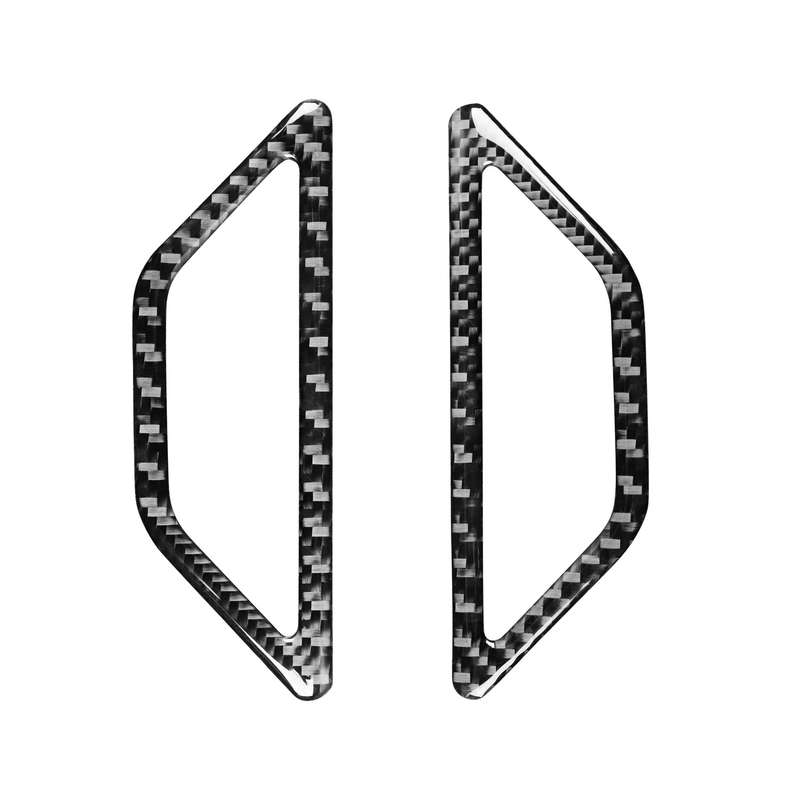 2 in 1 Car Carbon Fiber Two Sides Air Outlet Decorative Sticker for Subaru BRZ / Toyota 86 2017-2019