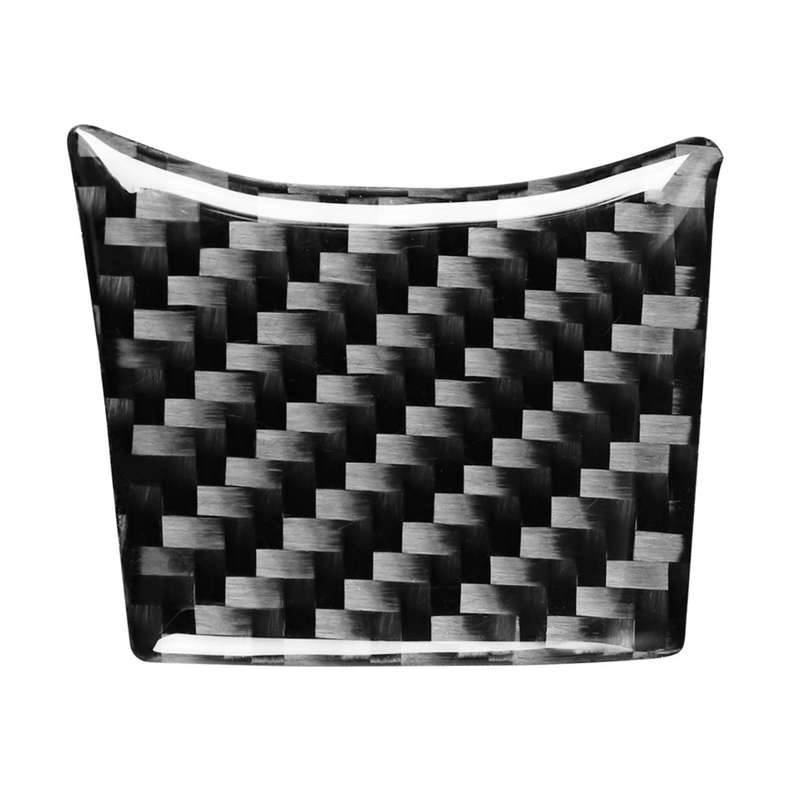 Car Carbon Fiber Steering Wheel Decorative Sticker for Subaru BRZ / Toyota 86 2017-2019, Left and Ri