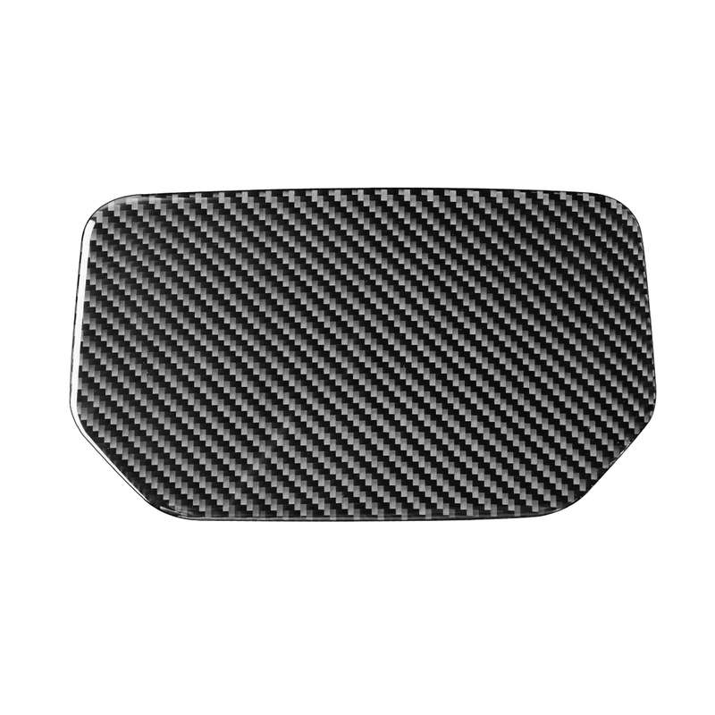 Carbon Fiber Car Dashboard Storage Box Mat Decorative Sticker for Toyota Tundra 2014-2018, Left Righ
