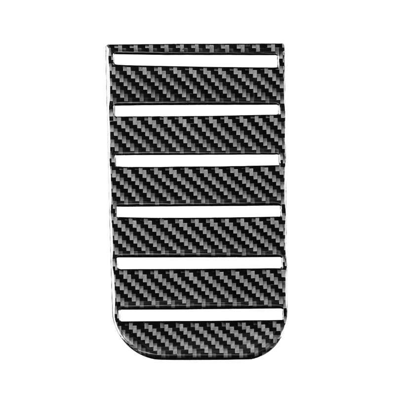 Carbon Fiber Car Armrest Box Slot Pad Decorative Sticker for Toyota Tundra 2014-2018, Left Right Dri