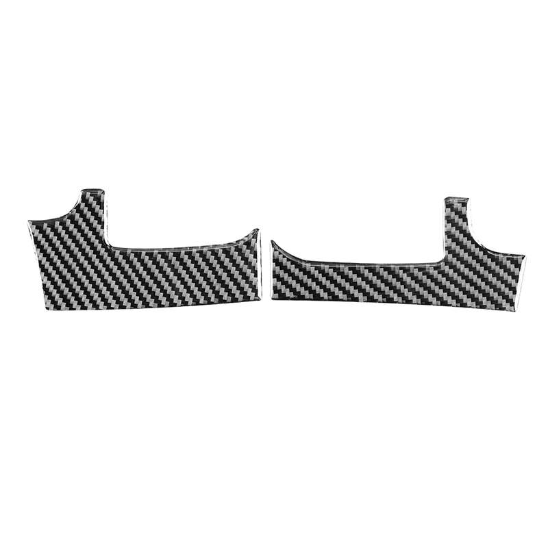 2 PCS / Set Carbon Fiber Car Dashboard Air Outlet Decorative Sticker for Toyota Tundra 2014-2018, Le