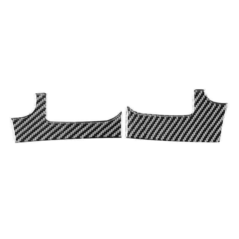 2 PCS / Set Carbon Fiber Car Dashboard Air Outlet Decorative Sticker for Toyota Tundra 2014-2018, Ri