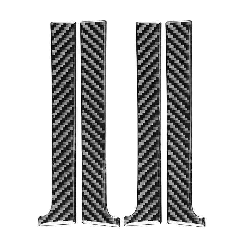 4 PCS / Set Carbon Fiber Car Inner Handle Decorative Sticker for Toyota Tundra 2014-2018, Left Right